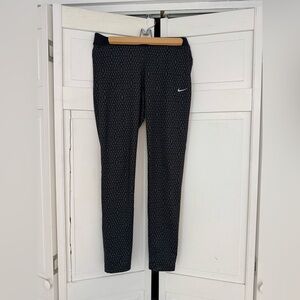 NIKE WOMENS PRO DRI FIT full length LEGGINGS RUN FAST LIVE FEARLESS